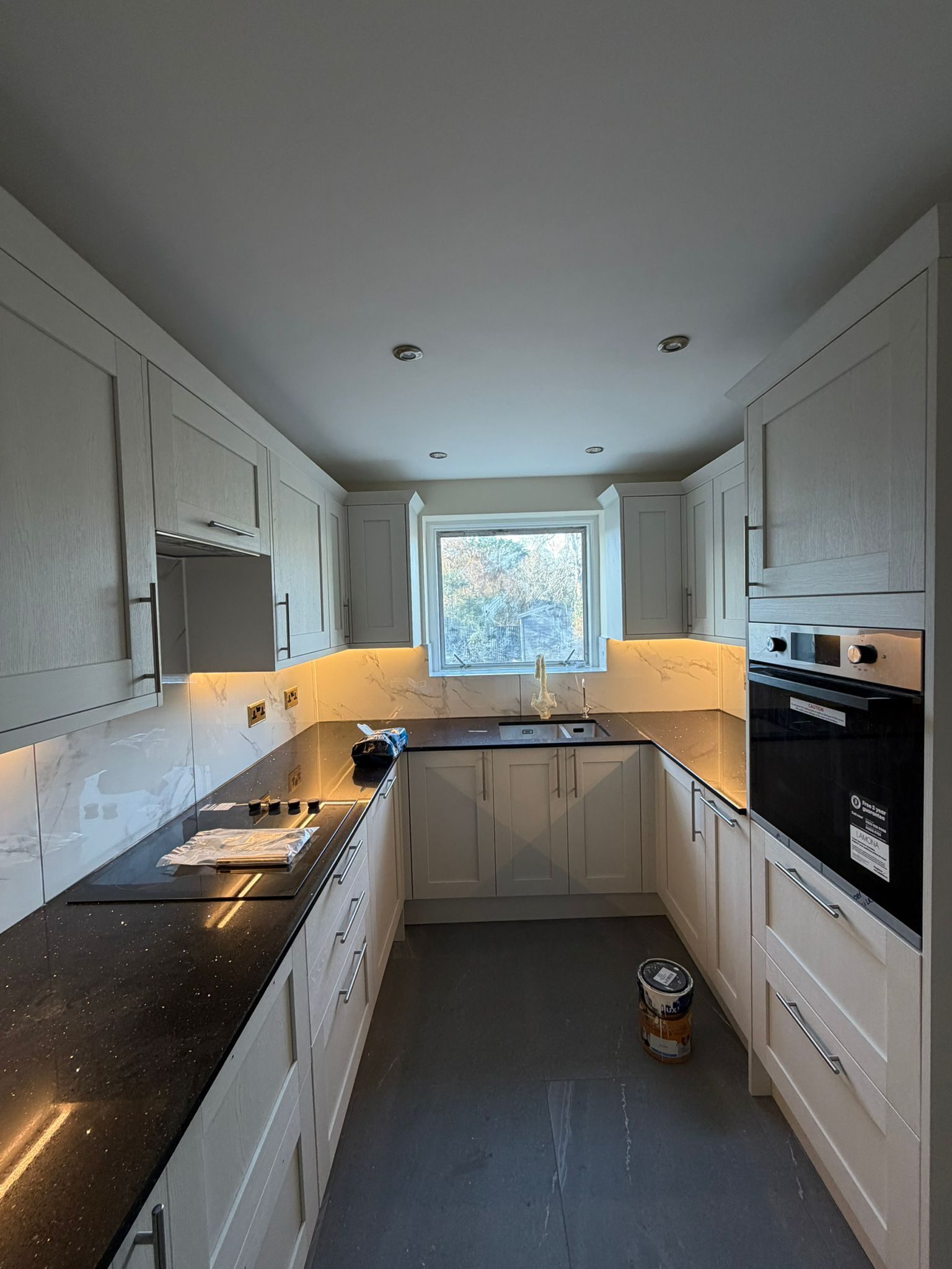Completed kitchen installation