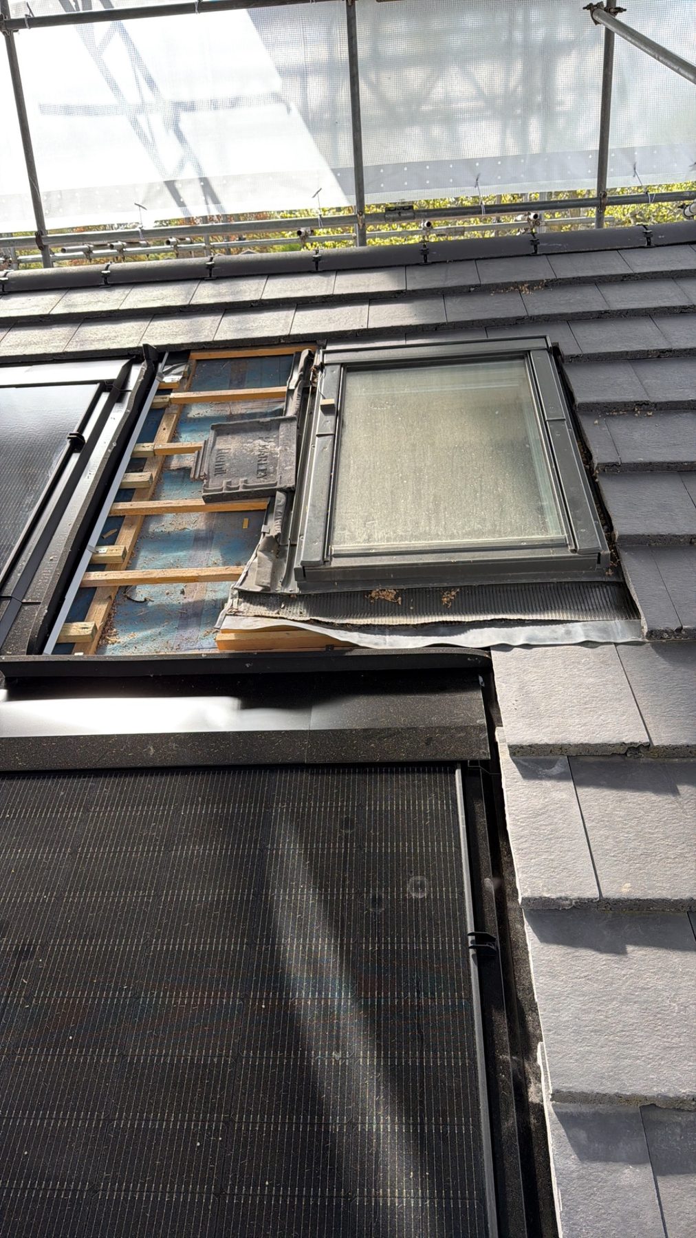 Solar PV mounting repair detail